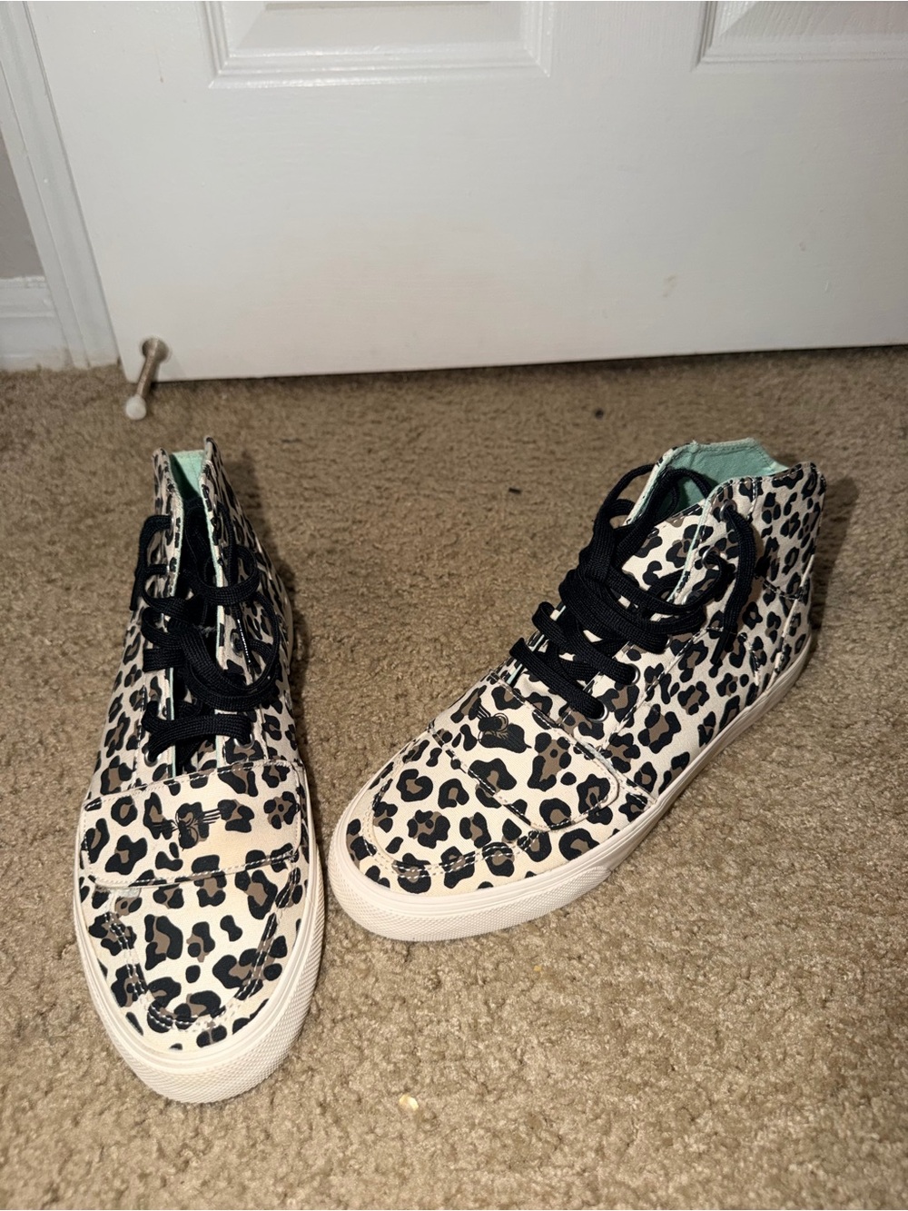 Creative Recreation Cesario High Top Leopard Print Sneakers Men 8.5